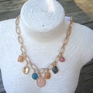 Sonoma Gold Multi-Stone Necklace